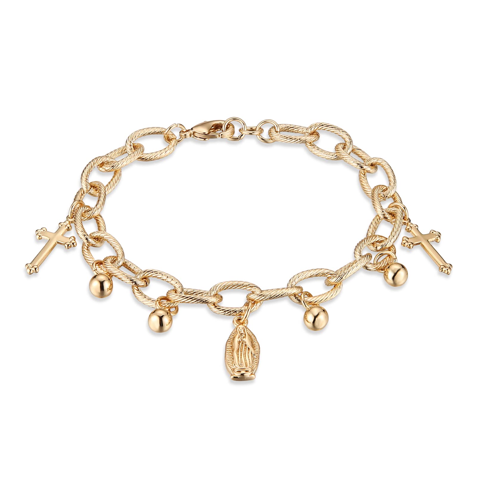 Amazon.co.jp: HZMAN 14K 金メッキ ケーブルチェーン